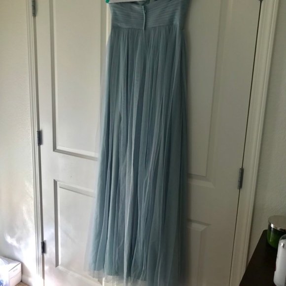 Jenny Yoo Annabelle Dress in Mayan Blue Size 4 - Picture 9 of 11